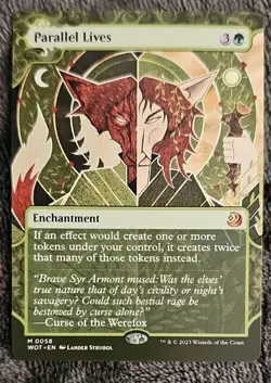 Parallel Lives - WOT #58 | NORMAL | NM | MTG | BORDERLESS | FULL ART | SHOWCASE - Image 1