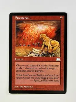 1x MTG Firestorm - Weatherlight - MP #101 - Image 1