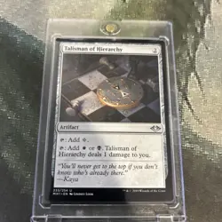 MTG Talisman of Hierarchy - Modern Horizons (MH1) #233 Magic the Gathering - Image 4