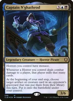 Captain N'gtharod Deck Commander/EDH MTG Magic The Gathering - Image 1
