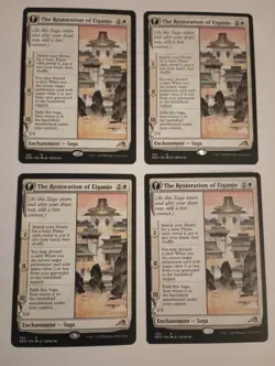 4x The Restoration of Eiganjo Showcase NM/M Kamigawa MTG Magic the Gathering - Image 1