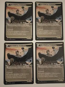4x The Restoration of Eiganjo Showcase NM/M Kamigawa MTG Magic the Gathering - Image 2