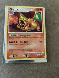 Pokemon 2008 Diamond & Pearl Stormfront Charizard Holo 103/100 HP- Used - Image 1