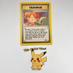 Mistyâ€™s Tears 118/132 Gym Challenge - Trainer - Pokemon TCG - NM - Image 1