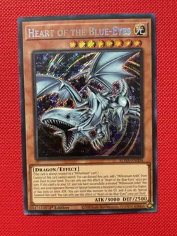 Yugioh! Heart of the Blue-Eyes ROTA-EN004 Secret Rare 1st Edition NM - Image 1