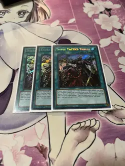 Yugioh! 3x NM Triple Tactics Thrust RA03-EN072 1st Edition (Secret Rare) - Image 1