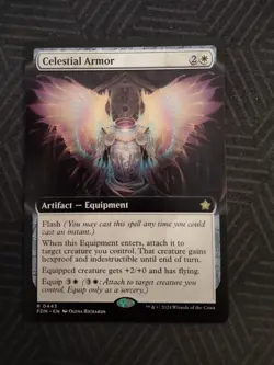 mtg celestial armor extended art foundations - Image 3