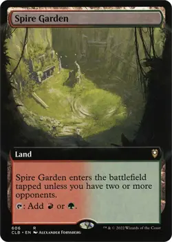 Spire Garden (Extended Art) Commander Legends: Battle for Baldur's Gate Regular - Image 1