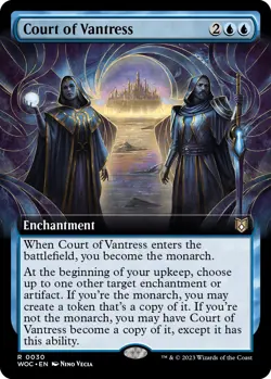 Court of Vantress (Extended Art) Commander: Wilds of Eldraine Foil - Image 1