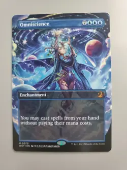 Omniscience (Anime Borderless) Wilds of Eldraine: Enchanting Tales Regular - Image 2