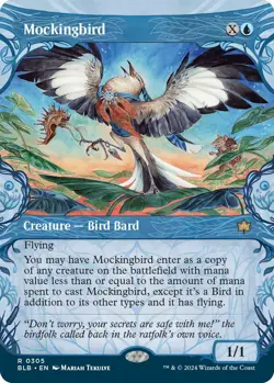Mockingbird (Showcase) Bloomburrow Regular - Image 1