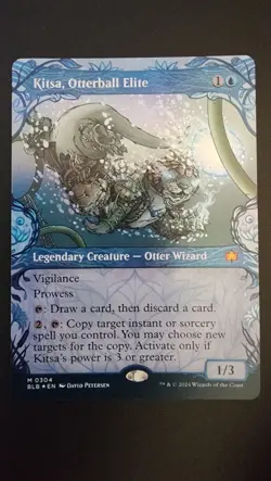 Kitsa, Otterball Elite (Showcase) Bloomburrow Foil - Image 2