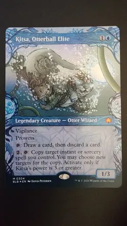 Kitsa, Otterball Elite (Showcase) Bloomburrow Foil - Image 4