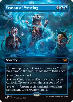 Season of Weaving (Borderless) Bloomburrow Regular - Image 1
