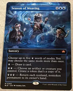 Season of Weaving (Borderless) Bloomburrow Regular - Image 2