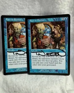 Magic MTG - Fact or Fiction x2 - Artist Signed Terese Nielsen - Invasion - Image 12