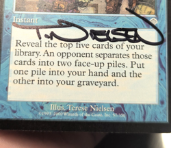 Magic MTG - Fact or Fiction x2 - Artist Signed Terese Nielsen - Invasion - Image 9