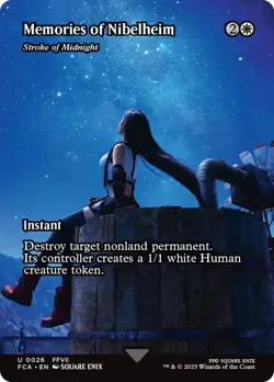 Memories of Nibelheim - FCA #26 | NORMAL | NM | MTG | BORDERLESS | FULL ART - Image 1