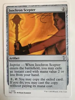 NM Isochron Scepter #0096 White Border Mystery Booster 2 MTG Magic - Image 1