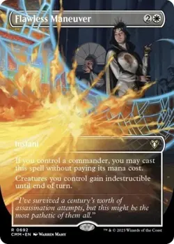Flawless Maneuver (Borderless) - Near Mint MTG Commander Masters - Image 1