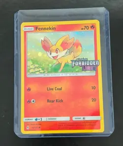 Fennekin 15/131 Stamped Holo Promo - Forbidden Light - Pokémon Card - Image 1