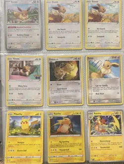 Pokémon Card Binder Collection with Mixed Lots Pokemon TCG cards - Image 3