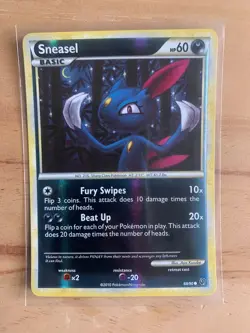 68/90 | Sneasel Reverse Holo | Undaunted | Pokemon Card | NM - Image 3