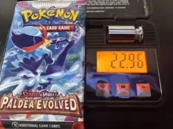 Pokemon Paldea Evolved Booster Pack Sealed 22.96g 3.76mm Heaviest! - Image 1