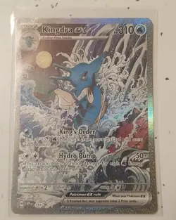 Kingdra ex 131 Promo  Sv: Scarlet & Violet Cards Holo Pokemon Tcg - Image 1