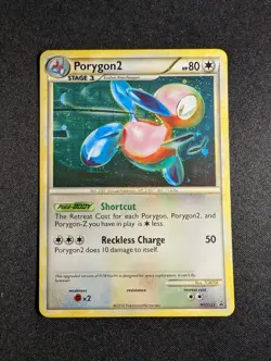 Pokemon Porygon2 HGSS23 Holo Rare Black Star Promo NM - Image 1