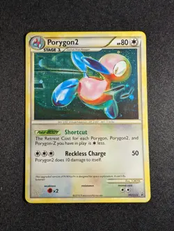 Pokemon Porygon2 HGSS23 Holo Rare Black Star Promo NM - Image 3