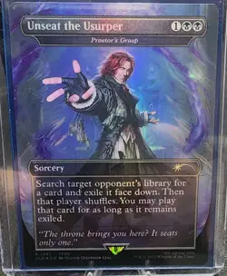 Praetor's Grasp #1861 FOIL Unseat the Usurper NM MTG Final Fantasy Secret Lair - Image 2
