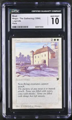 MOAT Legends Rare Reserved List CGC 10 Gem Mint Vintage MTG [Nostalgium] - Image 1