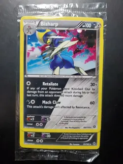 Pokemon TCG Bisharp 64/114 & Zoroark 91/162 (Cosmos Holo) Sealed Promo Pack NM - Image 1
