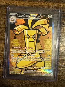 Pokemon TCG Gholdengo ex 252/182 Sv04: Paradox Rift Holo - Image 1