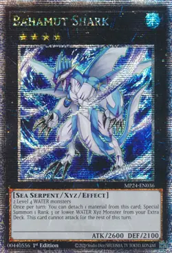 Bahamut Shark (Quarter Century Secret Rare) MP24-EN036 25th Anniversary Tin: Dueling Mirrors 1st Edition - Image 1