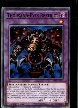 YuGiOh Thousand-Eyes Restrict LED2-EN005 1st Edition Common  LP - Image 1