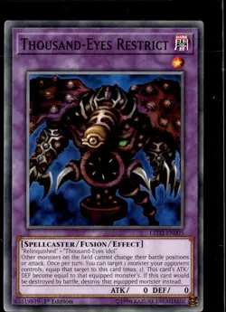 YuGiOh Thousand-Eyes Restrict LED2-EN005 1st Edition Common  LP - Image 3