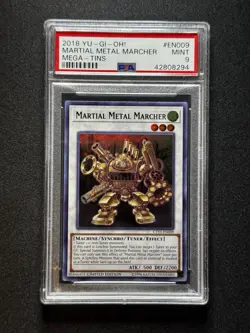 PSA 9 Yugioh Martial Metal Marcher #CT15-EN009 Mega Tins Ultra Rare POP 1! - Image 3