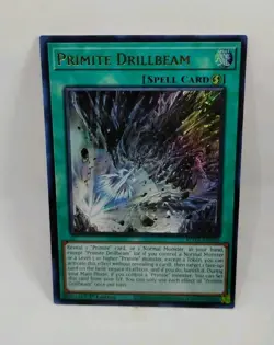 YU-GI-OH! Primite Drillbeam. ROTA-EN060. 1st Edition Ultra Rare Card. TCG Yugioh - Image 1