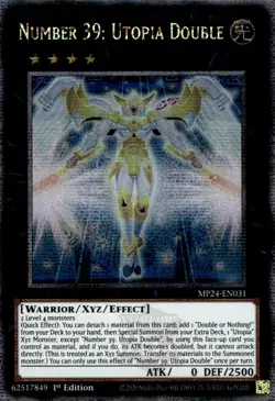 Number 39: Utopia Double (Quarter Century Secret Rare) MP24-EN031 25th Anniversary Tin: Dueling Mirrors 1st Edition - Image 1