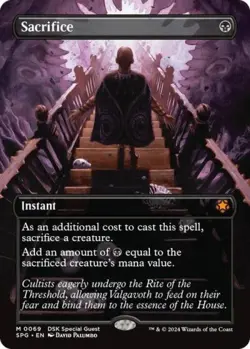 Sacrifice (Borderless) - Near Mint MTG Special Guests - Image 2
