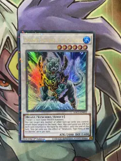 HAC1-EN052 Dewloren, Tiger King Of The Ice Barrier Ultra Rare 1st Ed NM Yugioh - Image 3