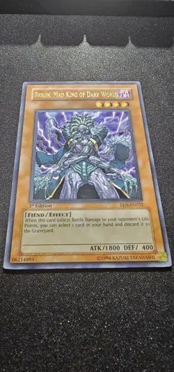 Brron, Mad King of Dark World (UTR) EEN-EN022 Elemental Energy 1st Edition - Image 3