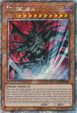 Yugioh! Tragoedia - RA03-EN223 - Platinum Secret Rare - 1st Edition Near Mint, E - Image 2