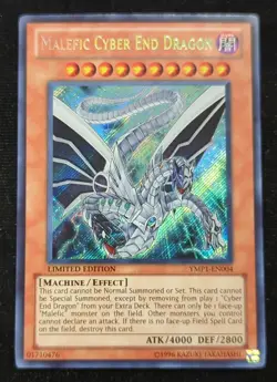 Yugioh Malefic Cyber End Dragon YMP1-EN004 Secret Rare Limited Edition - Image 1