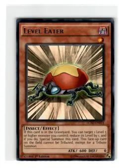 Yu-Gi-Oh! Level Eater Rare LCSD-EN014 Moderately Played 1st Edition - Image 1