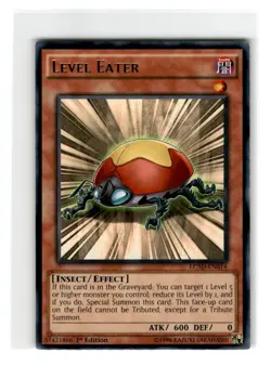 Yu-Gi-Oh! Level Eater Rare LCSD-EN014 Moderately Played 1st Edition - Image 3