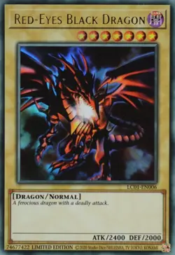 Red-Eyes Black Dragon (25th Anniversary Edition) LC01-EN006 Legendary Collection: 25th Anniversary Edition Limited Edition - Image 1