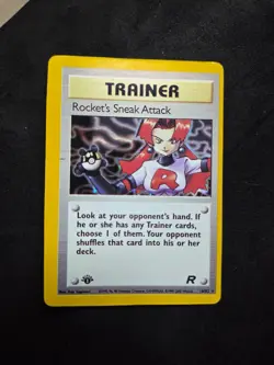 Rocket's Sneak Attack" Trainer card 1st Edition Holographic - Image 1